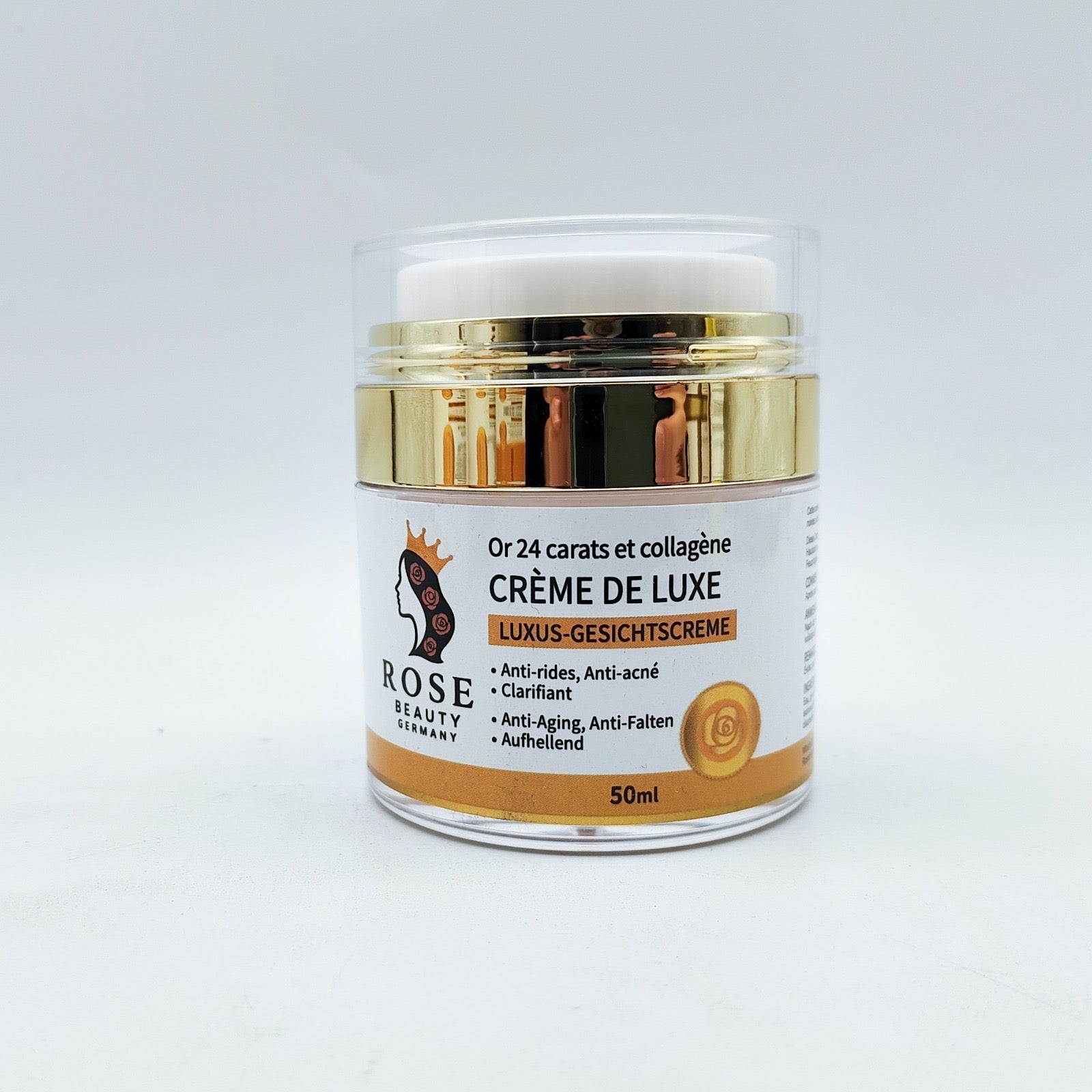 Or 24 carats et collagène
 CRÈME DE LUXE