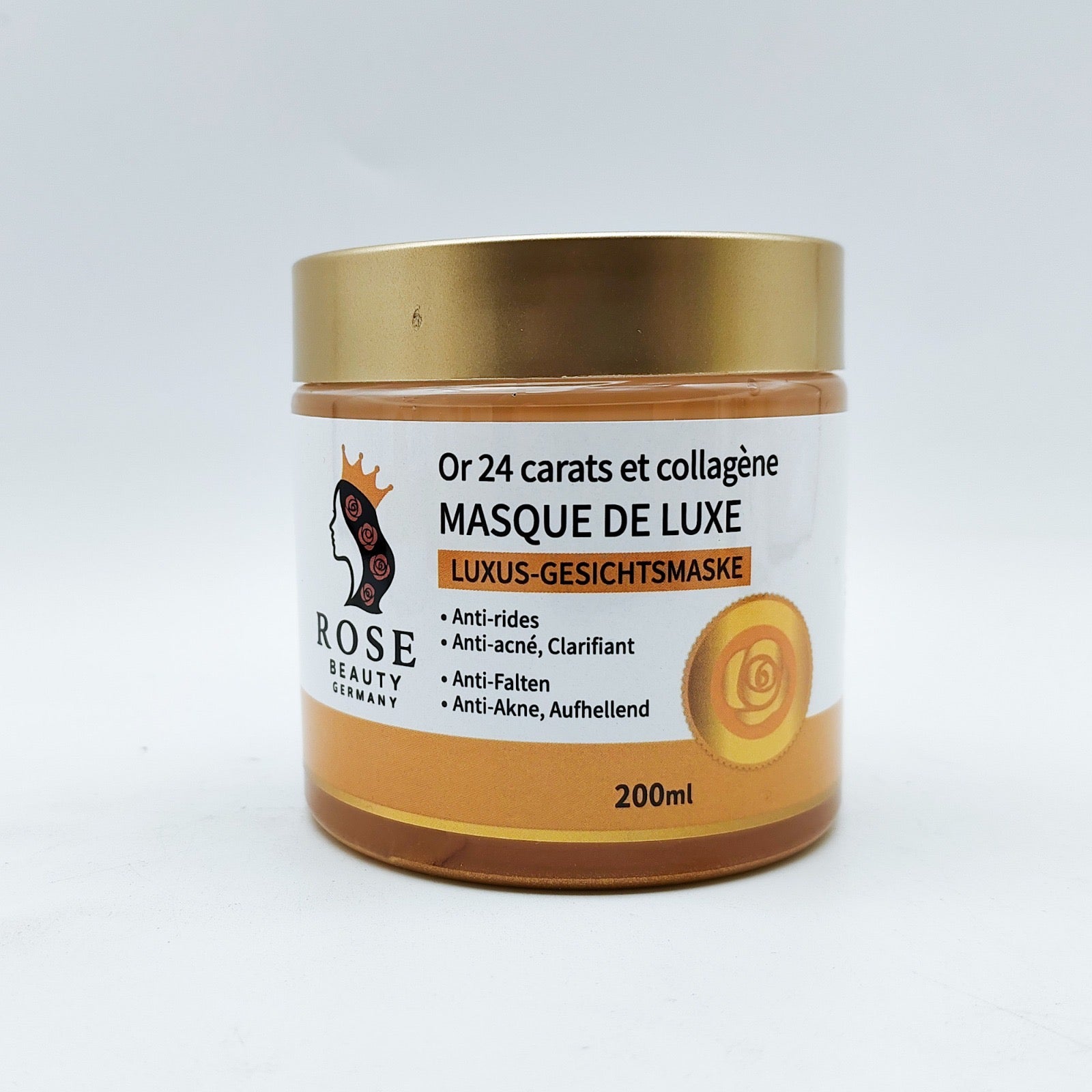 Or 24 carats et collagène
 MASQUE DE LUXE
