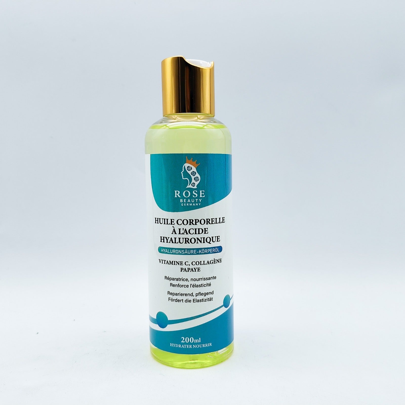 HUILE CORPORELLE
 À L'ACIDE
 HYALURONIQUE