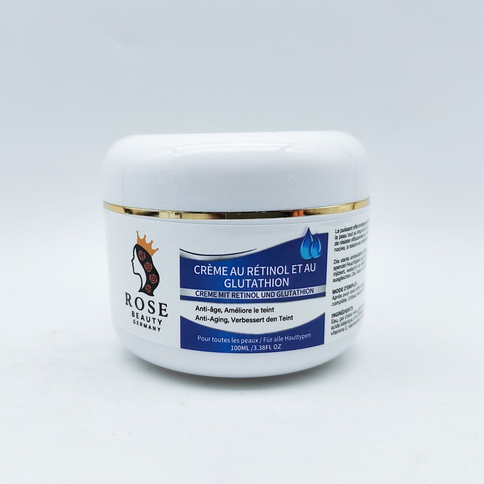 Crème au rétinol et
 GLUTATHION