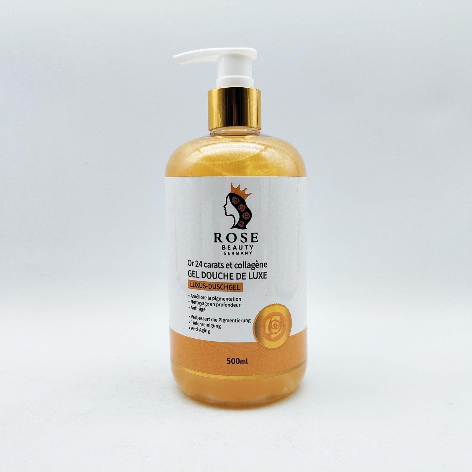 Or 24 carats et collagène
 Gel douche de luxe